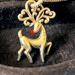Brighton reindeer charm